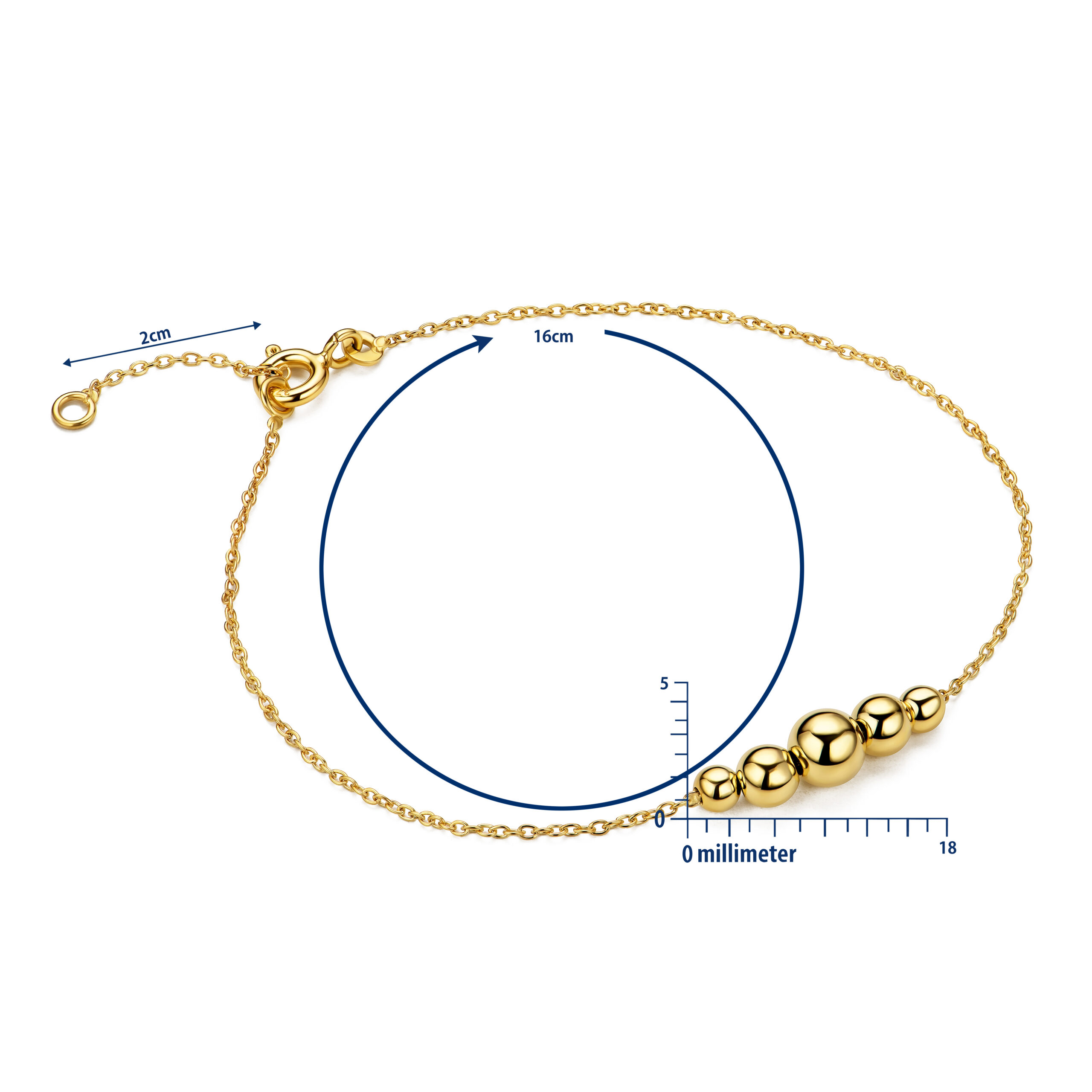 Miore Bracelet Bracciale Oro Giallo 9KT 375