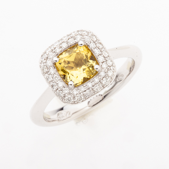 Polello Semipreziosi Anello Oro con Berillo Donna