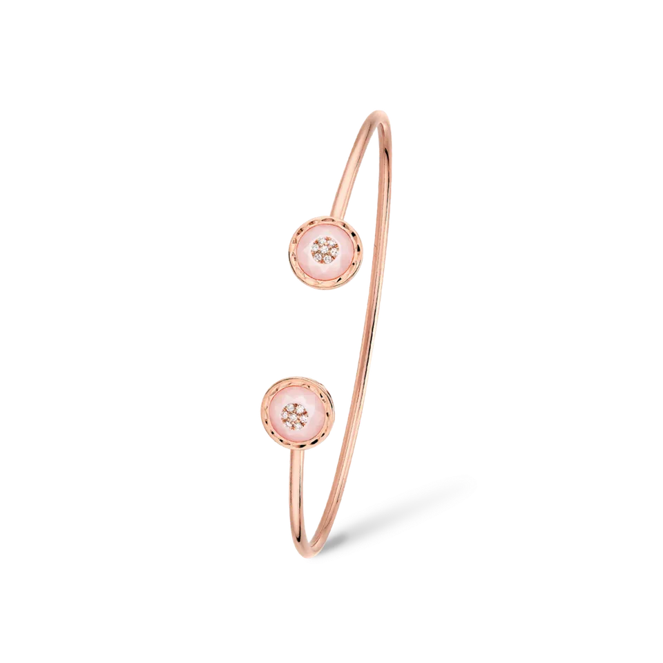 Korloff Toi & Moi JL-JJPB03 bracciale oro rosa opale rosa