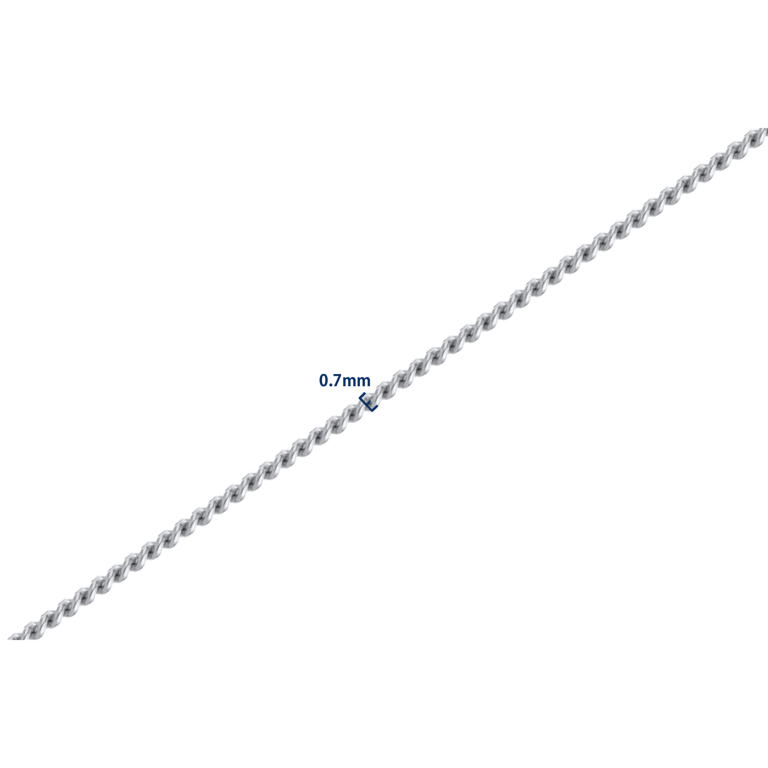 Miore Collana Oro Bianco 9Kt Smeraldo Creato