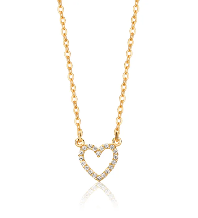 Miore Necklace Collana Oro Giallo 9Kt Zirconia Cubica