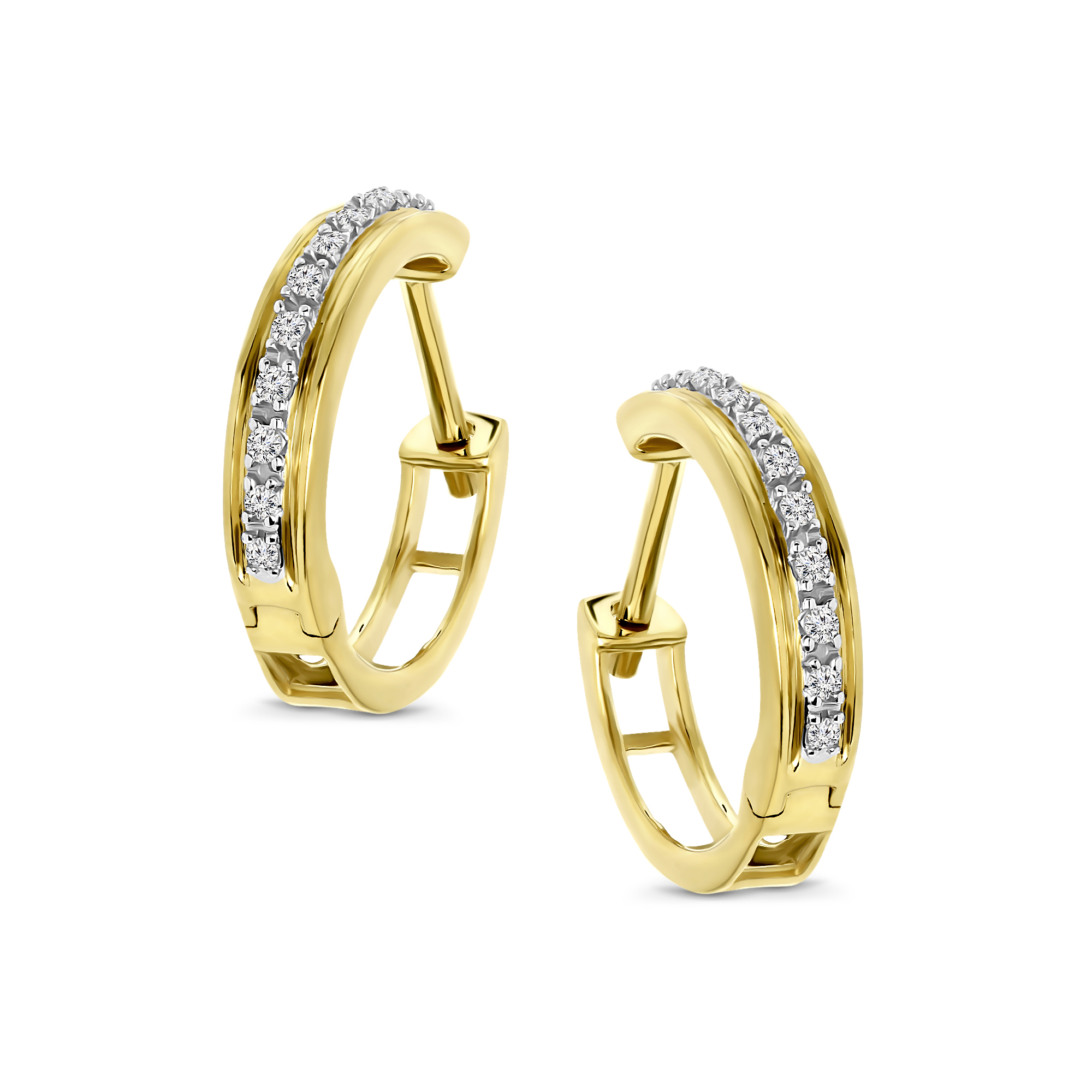 Miore Orecchini Oro Giallo 9Kt Lobo