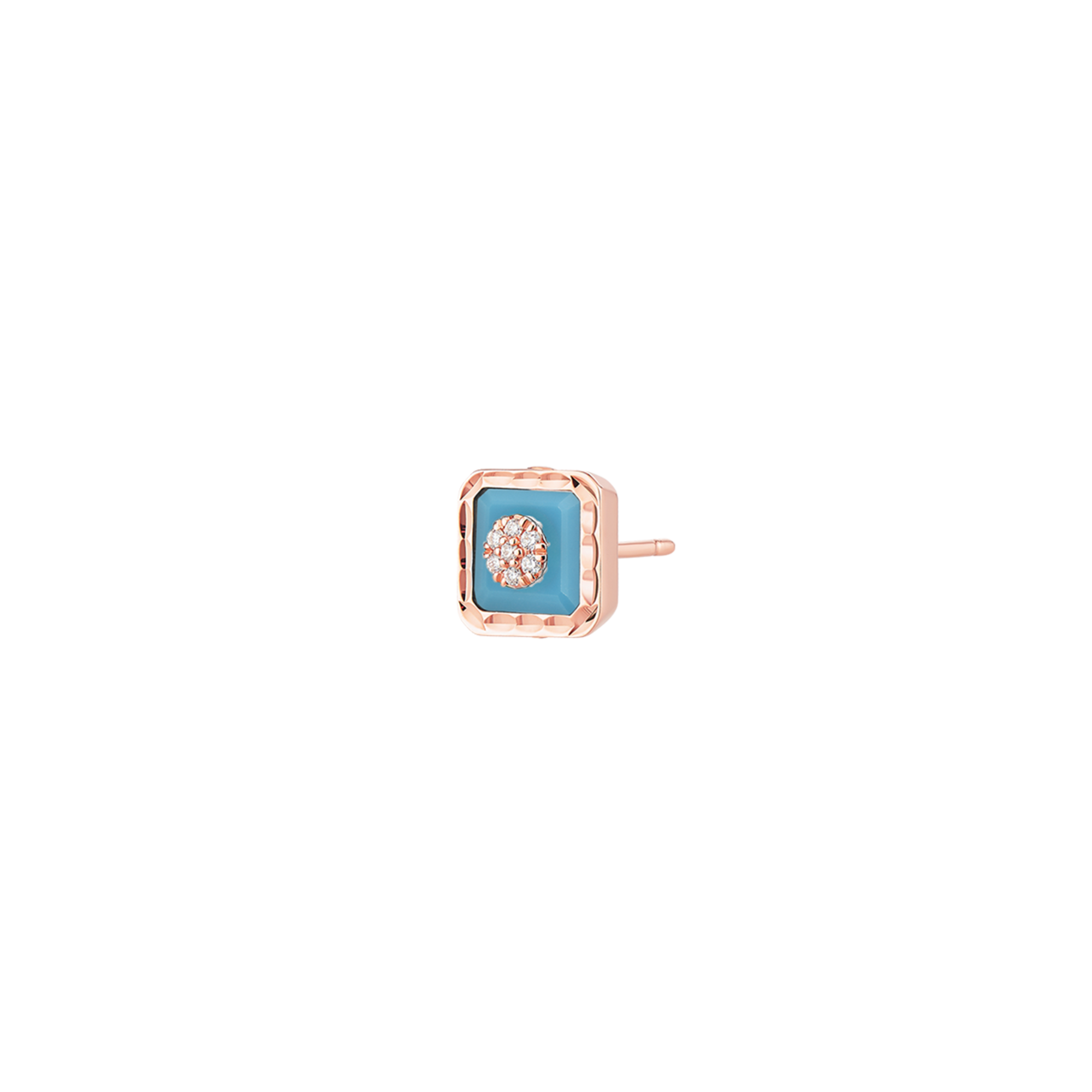 Korloff Je Play JJPE04 orecchini oro rosa turchese