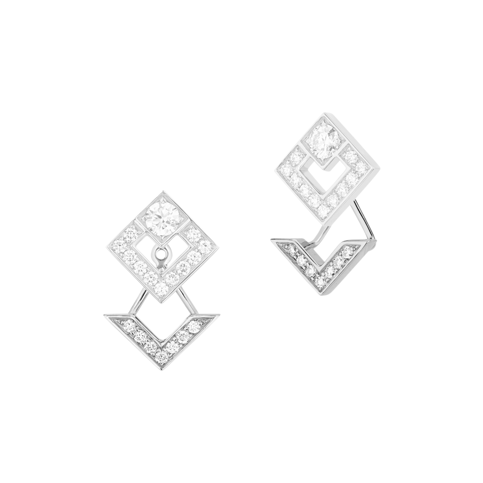 Korloff Eclat JEE09 orecchini oro bianco diamanti