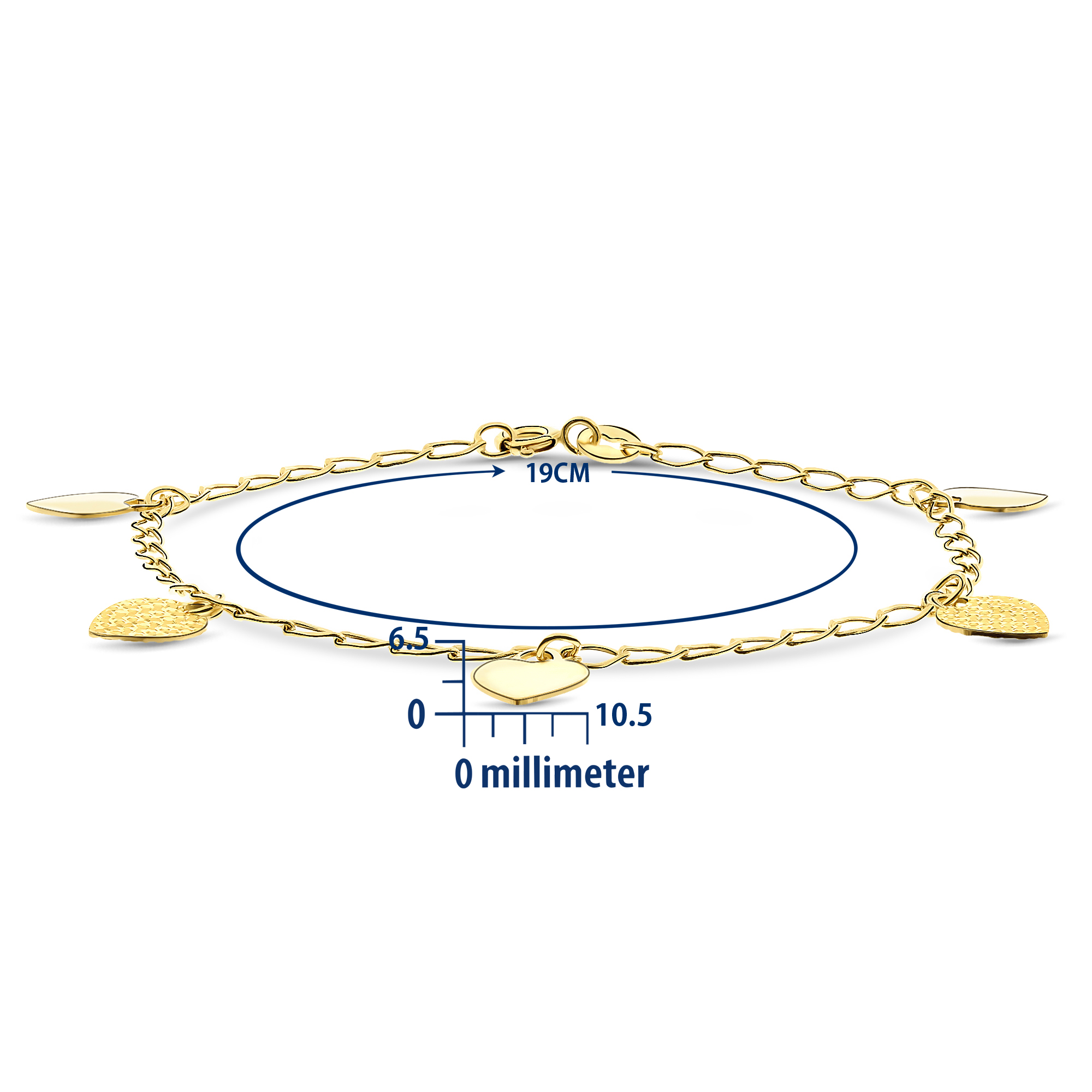 Miore bracciale oro giallo 14 kt