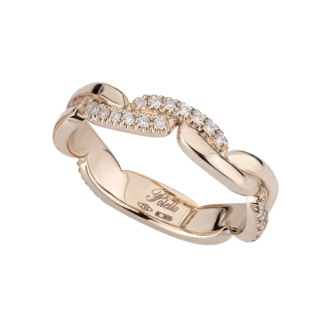 Polello Liaison Anello Liason anello oro diamante