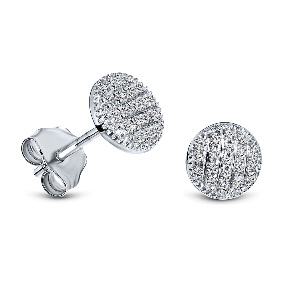 Miore Earrings Orecchini Oro Bianco 375 9KT