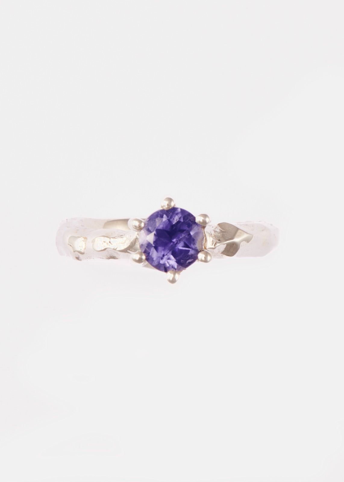 Voodoo Jewels Love Letter Blue anello argento iolite taglia M