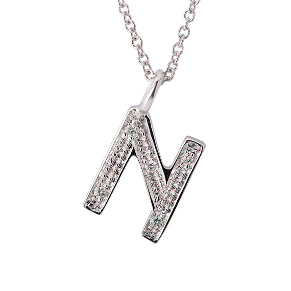 Polello Nomi d'Amore Collana Lettera N in Oro