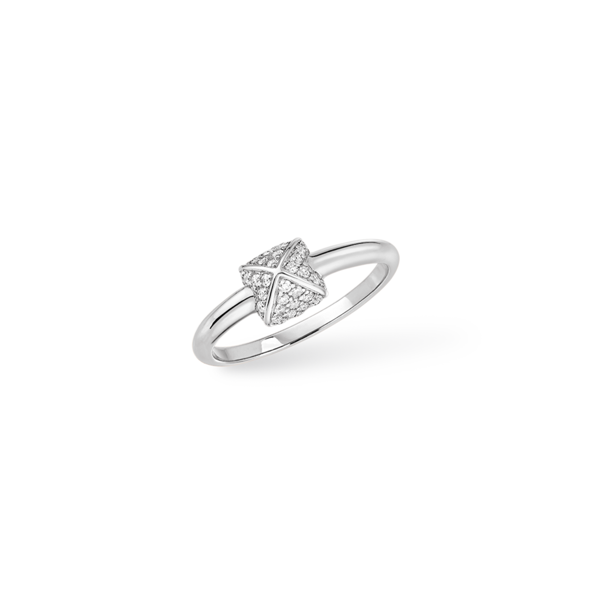 Korloff Korlove JKVR01 anello cuore oro bianco diamanti
