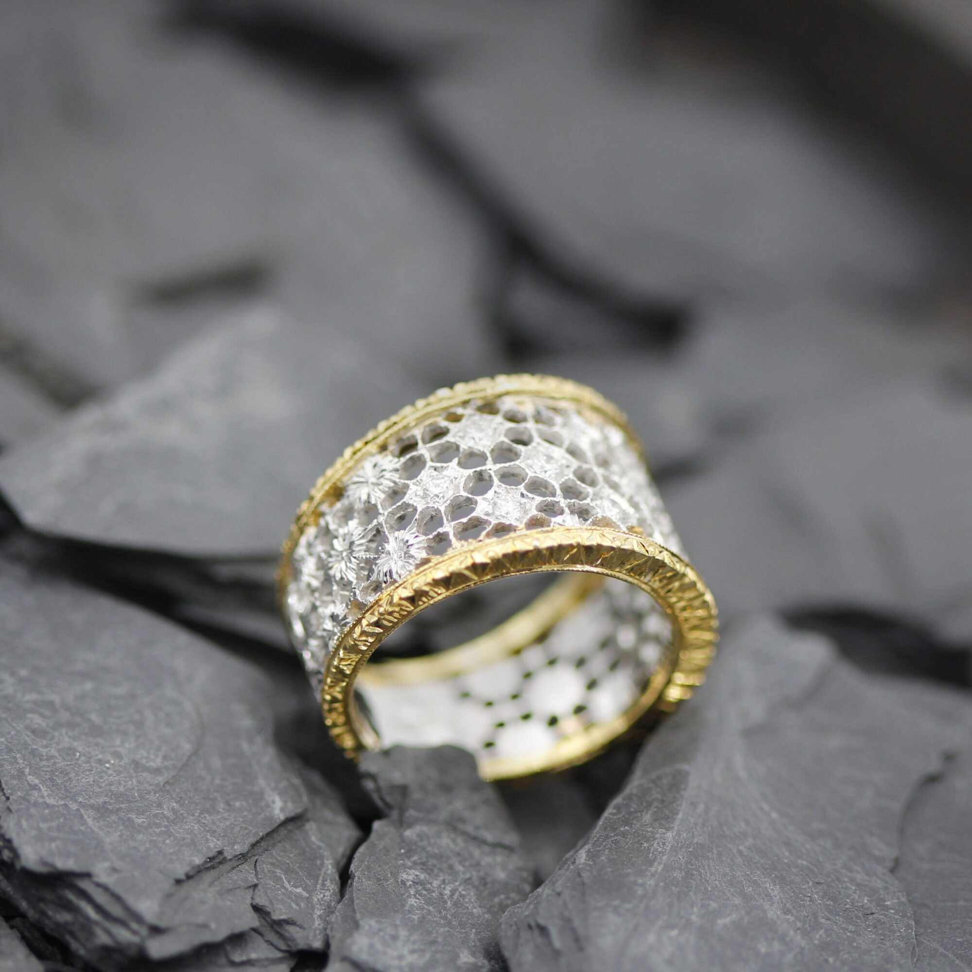 Anna Gioielli Orafo Fiorentino Anello Oro Diamanti 0,31 ct