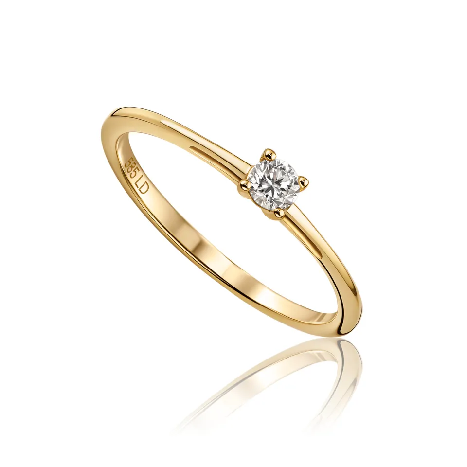 Miore Ring Anello Oro Giallo 14KT 585