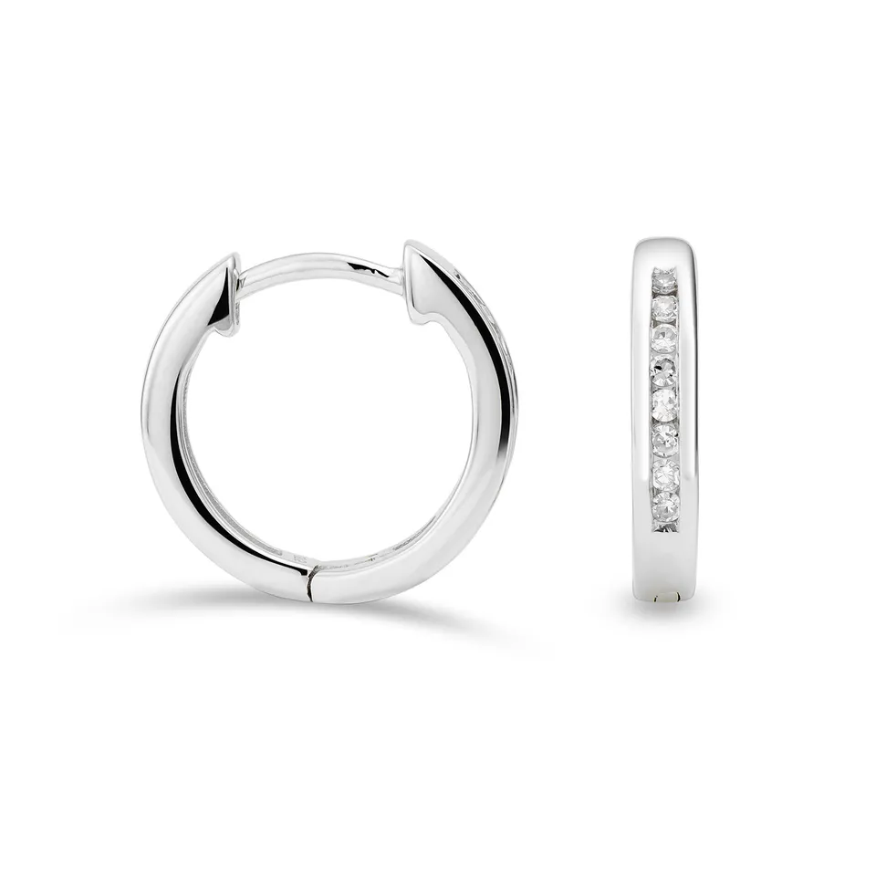 MIORE Orecchini oro bianco 9kt 375
