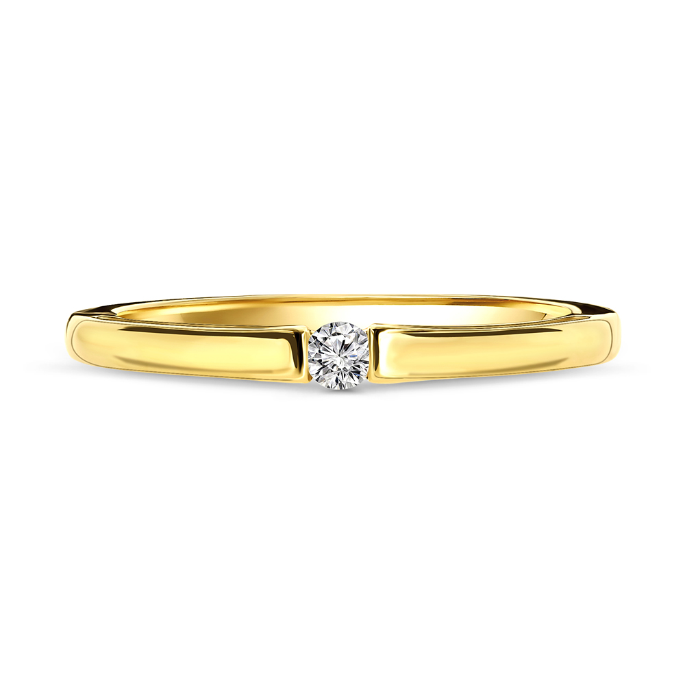 Miore Anello Oro Giallo 14KT 585