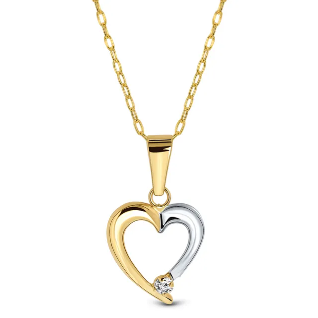 Miore Collana oro bicolore 9kt 375