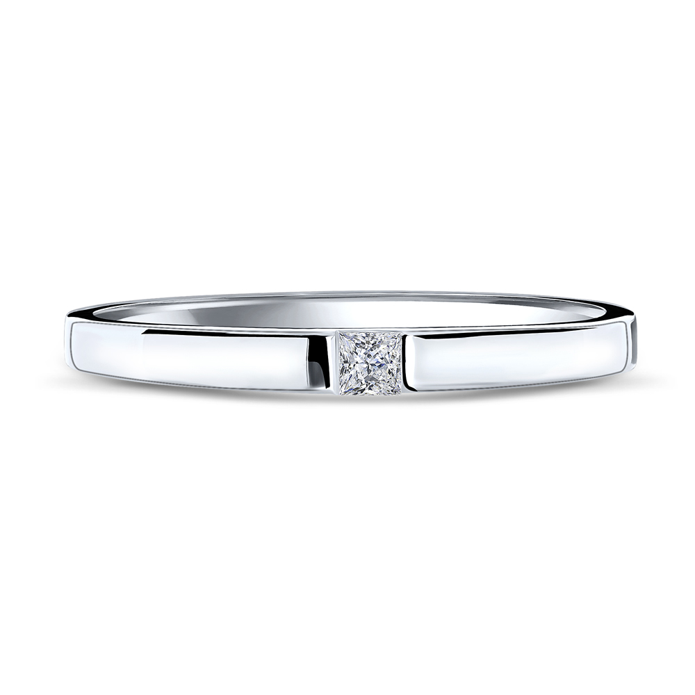 Miore anello oro bianco 9 kt