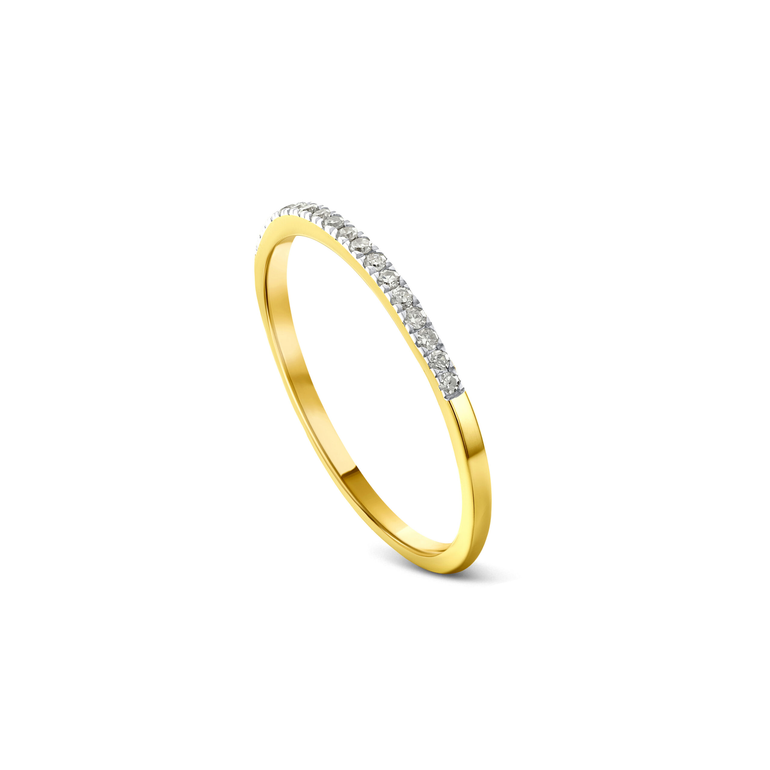 Miore anello oro giallo 18 kt 750
