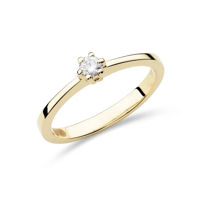 Miore Ring Anello Oro Giallo 14KT 585