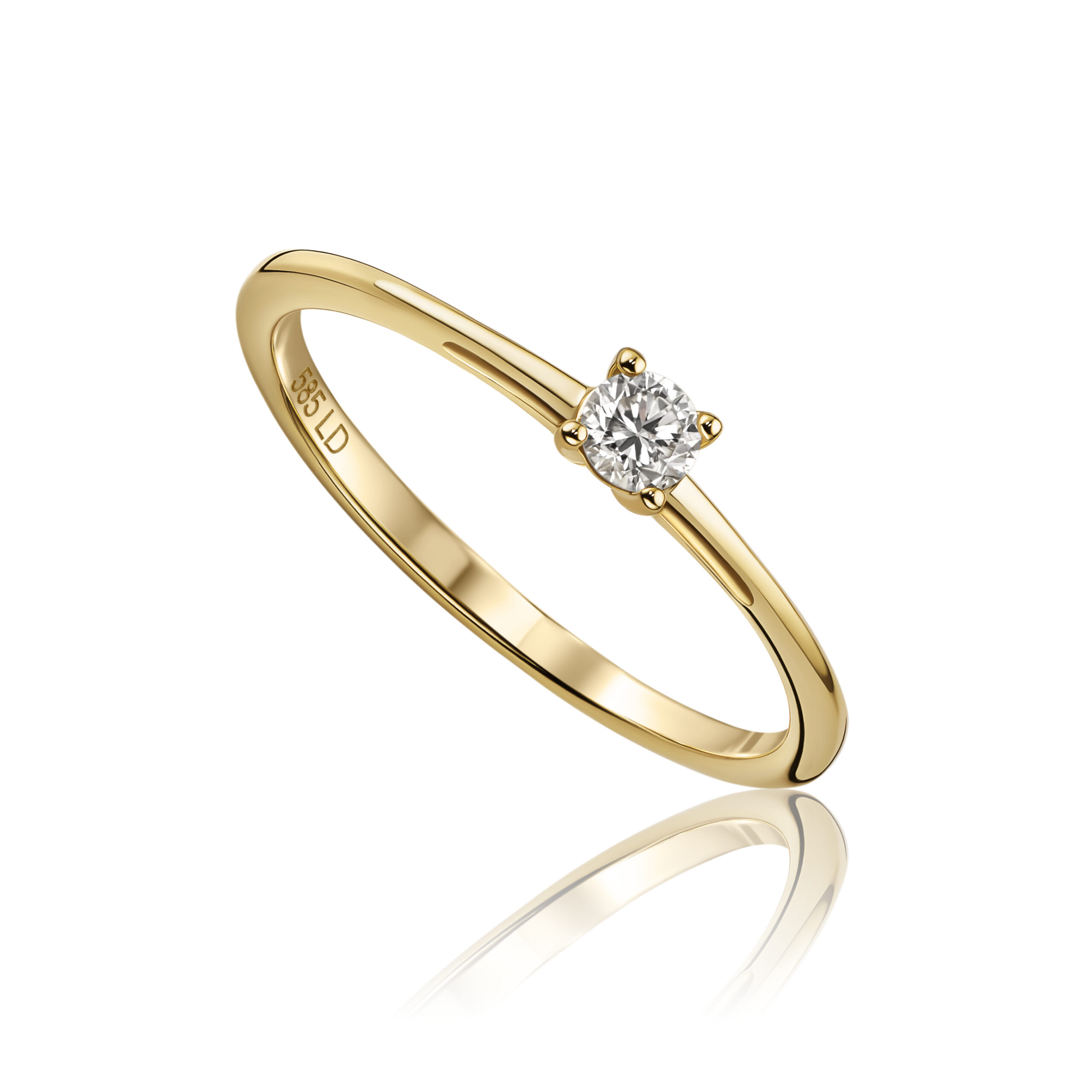 Miore Ring Anello Oro Giallo 14KT 585